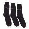 Skarpety za kostkę czarne 3-pak ANKSOCKS 0725 BLACK