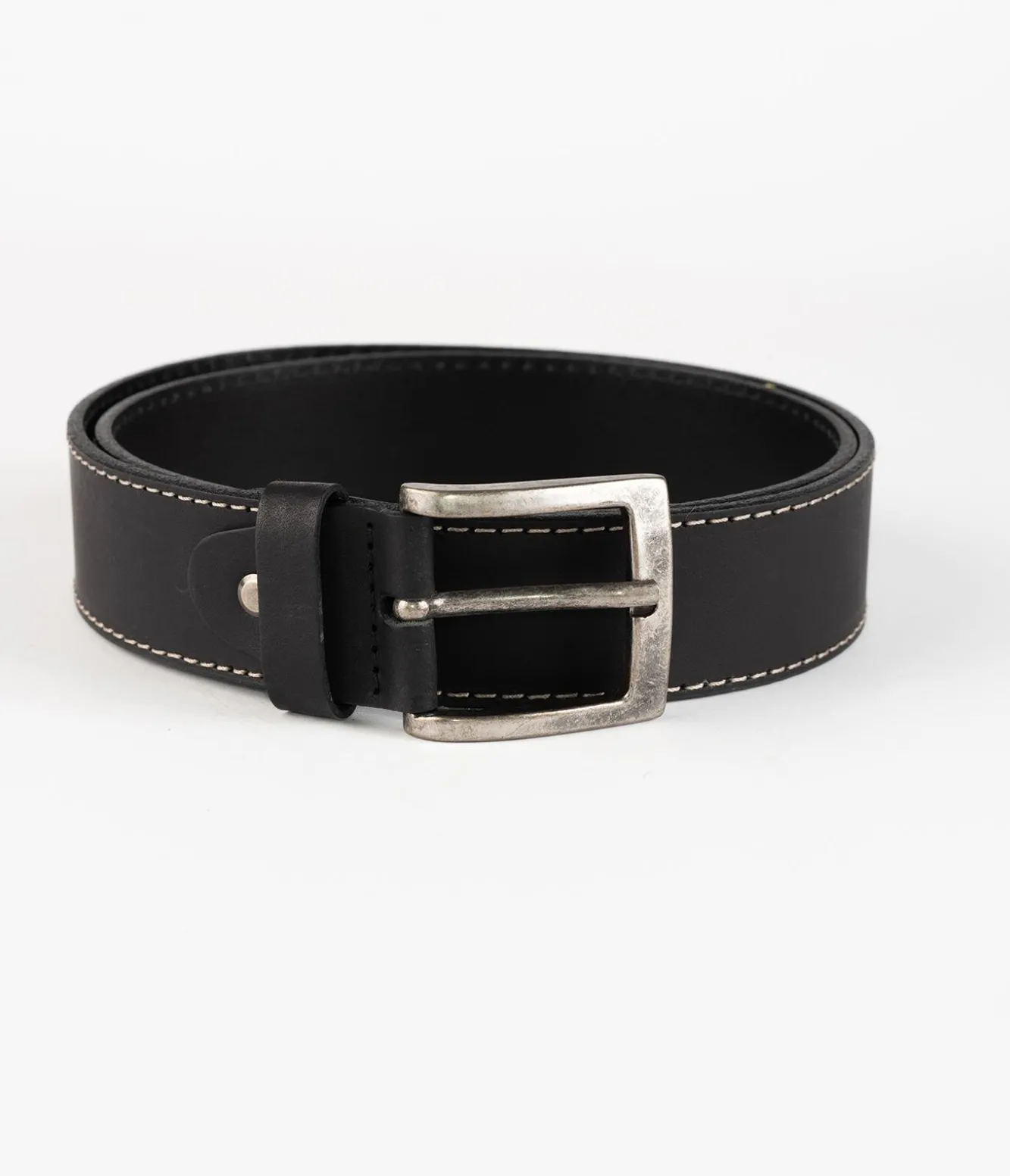 Skórzany pasek LCJ86 BLACK