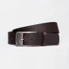 Skórzany pasek LCJ94 BROWN