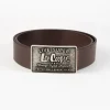 Skórzany pasek LCJ91 BROWN