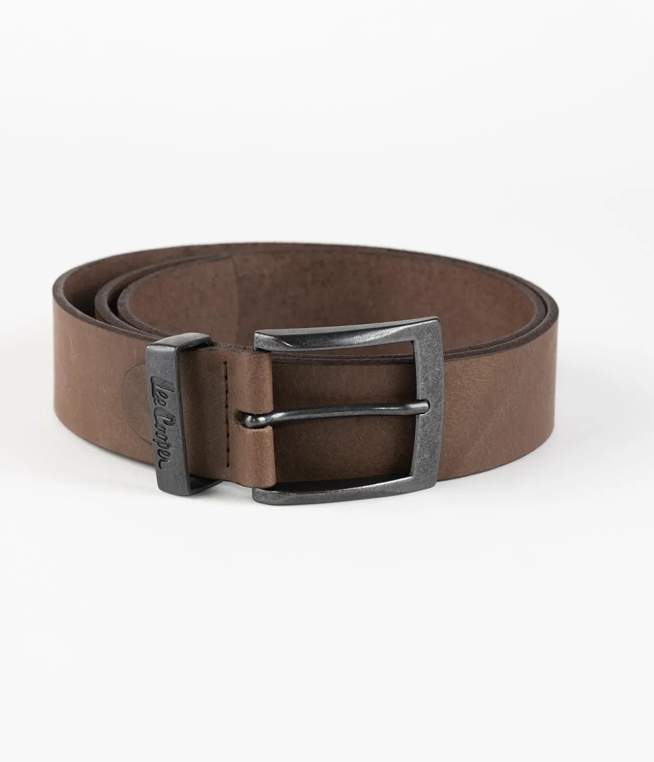 Skórzany pasek LCJ008 BROWN
