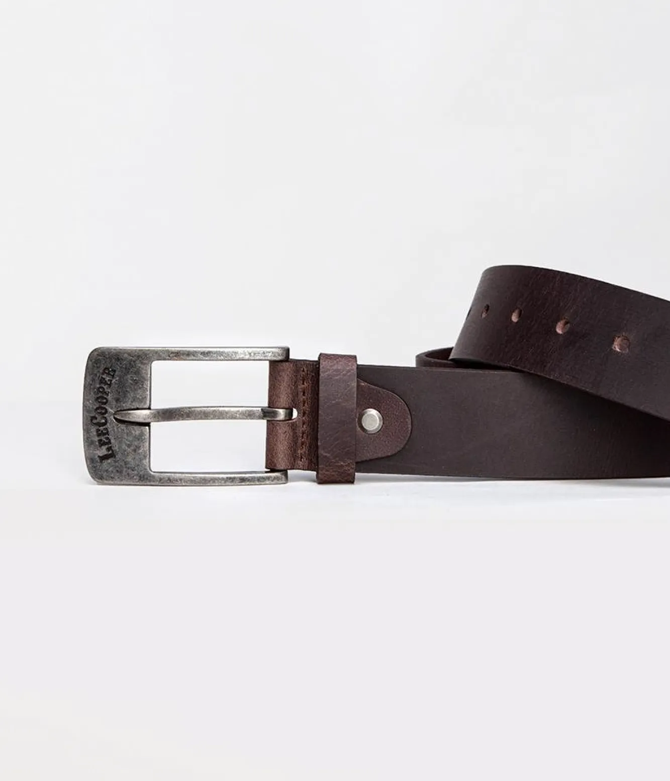 Skórzany pasek LCJ94 BROWN