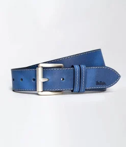 Skórzany pasek LCJ81 NAVY