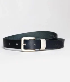 Skórzany pasek LCJ101 NAVY