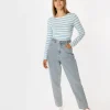 Spodnie damskie mom jeans MOLI 1111 BRUSHED USED