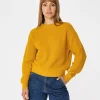 Sweter damski z bawełny organicznej YANA ORGANIC GOLDEN GLOW