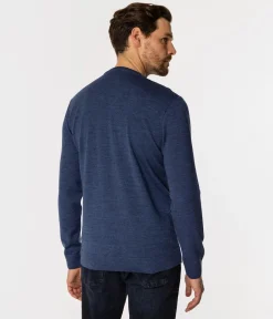 Sweter męski regular z wełną merino LOKI MERA JEANS