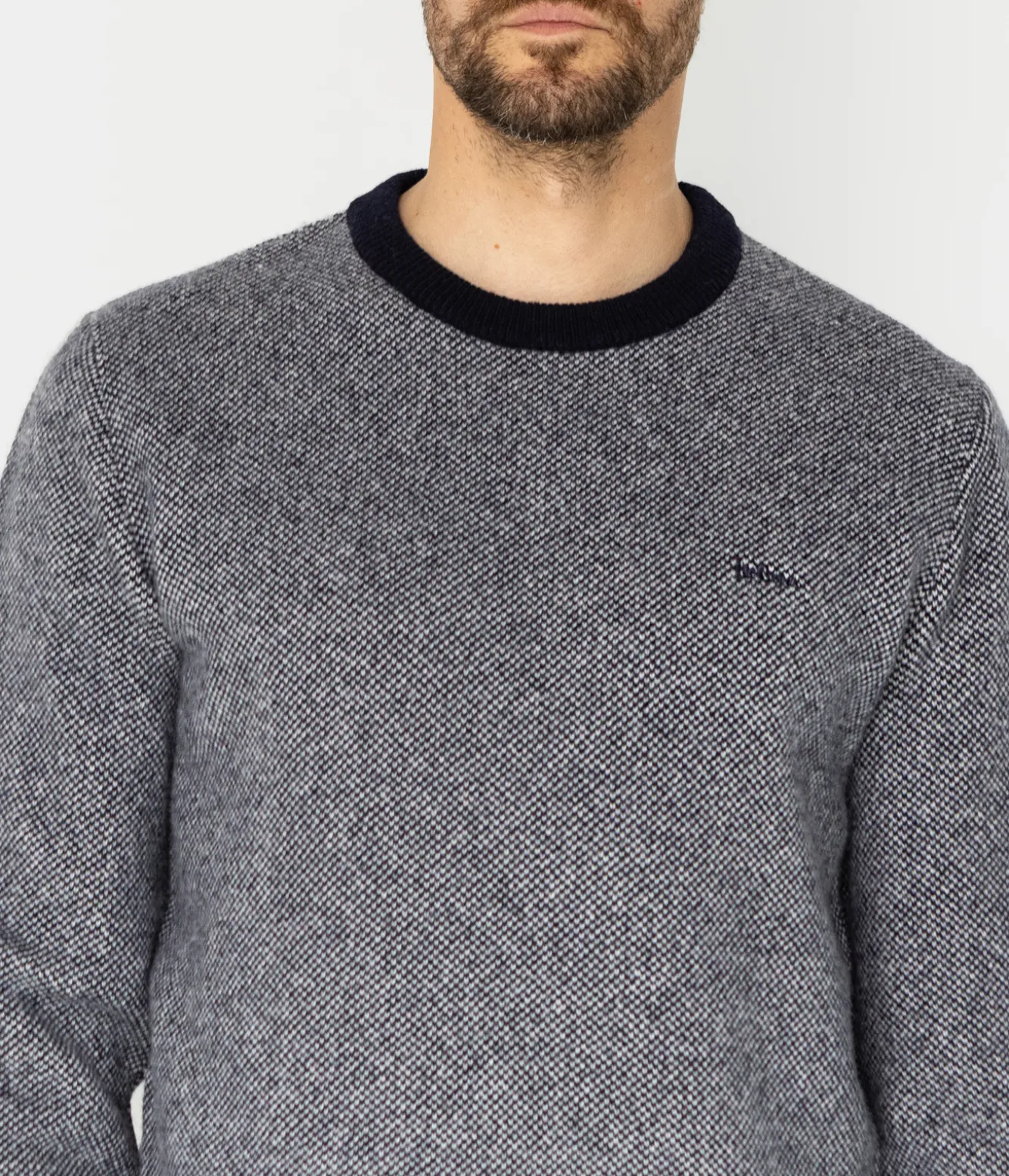 Sweter męski z wełny jagnięcej JACK TOY NAVY