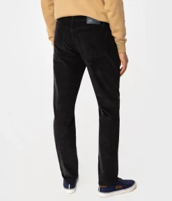 Sztruksowe spodnie straight RICKY 2501 NAVY