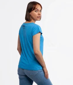 T-shirt OLGA 4045 AZURE BLUE