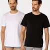 Zestaw dwóch klasycznych t-shirtów BASIC 2024 BLACK WHITE